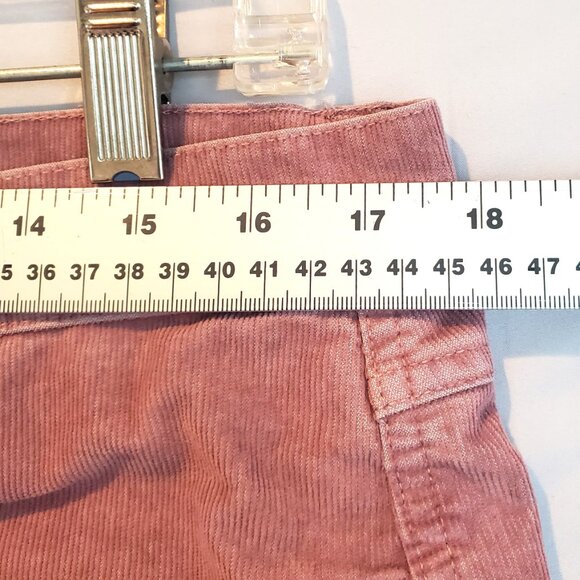 GAP Women Shorts Stretch 12 Corduroy Pastel Raw Hem Farmer's Daughter Romantic - Picture 8 of 12
